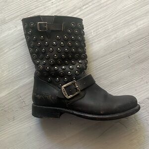 Distressed Frye boots